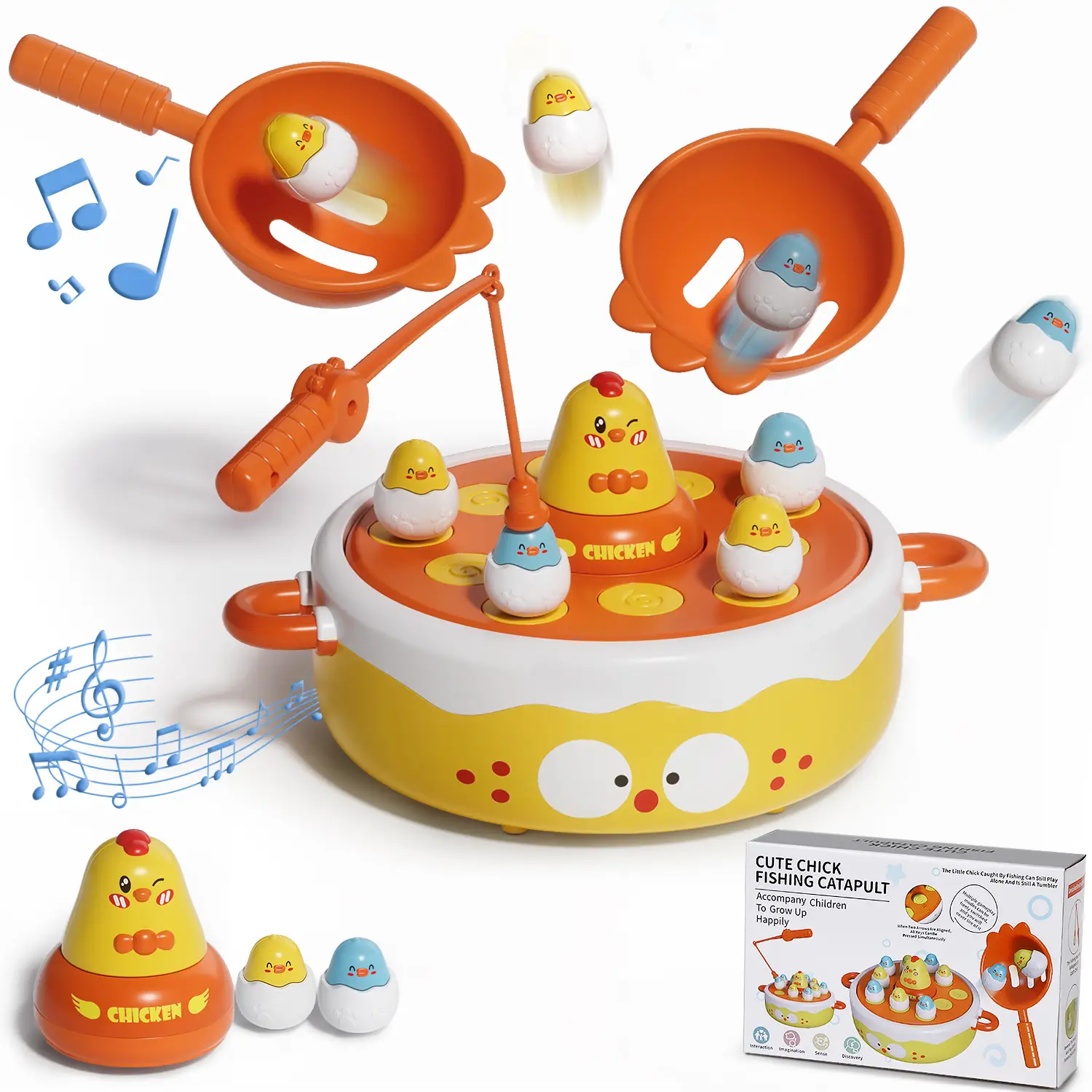 Bounce and Catch Dinos Board Games, Popping Board Games for Boys Girls, Family Games Toys, Catching Music Games, Duck Games, Birthday Gifts