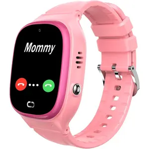 Watch LBS  - Boys Girls Smartwatches for 3-12 Year Old with SOS Camera  Call Camera Class Non Disturb 12 Time Format 1.44'' Touch Screen SOS   Birthday Gifts (Pink)