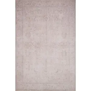 212 MAIN Classic Jute Blend Rectangle Size Loloi Rugs Loren Hand-Knotted Sand Vintage Indoor Rug, 2 ft. 6 in. x 7 ft. 6 in.