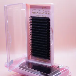 Fluffy dark lash trays