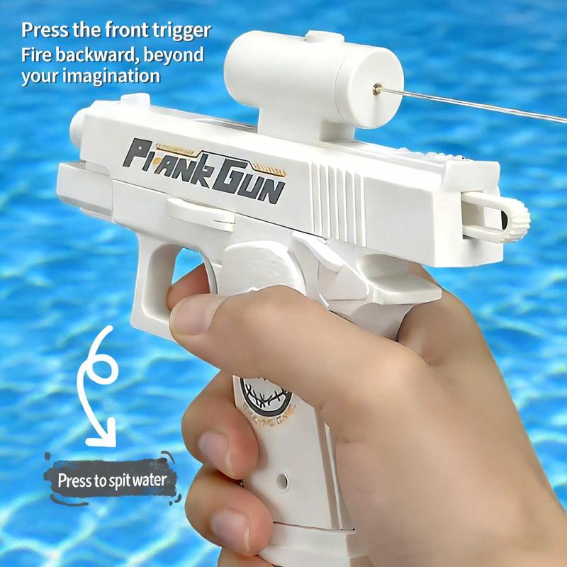 PrankGun WaterGun Waterblaster Large Capacity Outdoor WaterCannonToy Automatic Water Gun Range: 8 Meters