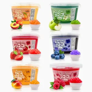 Fusion Select 6 Variety Flavors Bursting Bobaz Popping Bobaz Pearls - Fruit Tea Snack Toppings