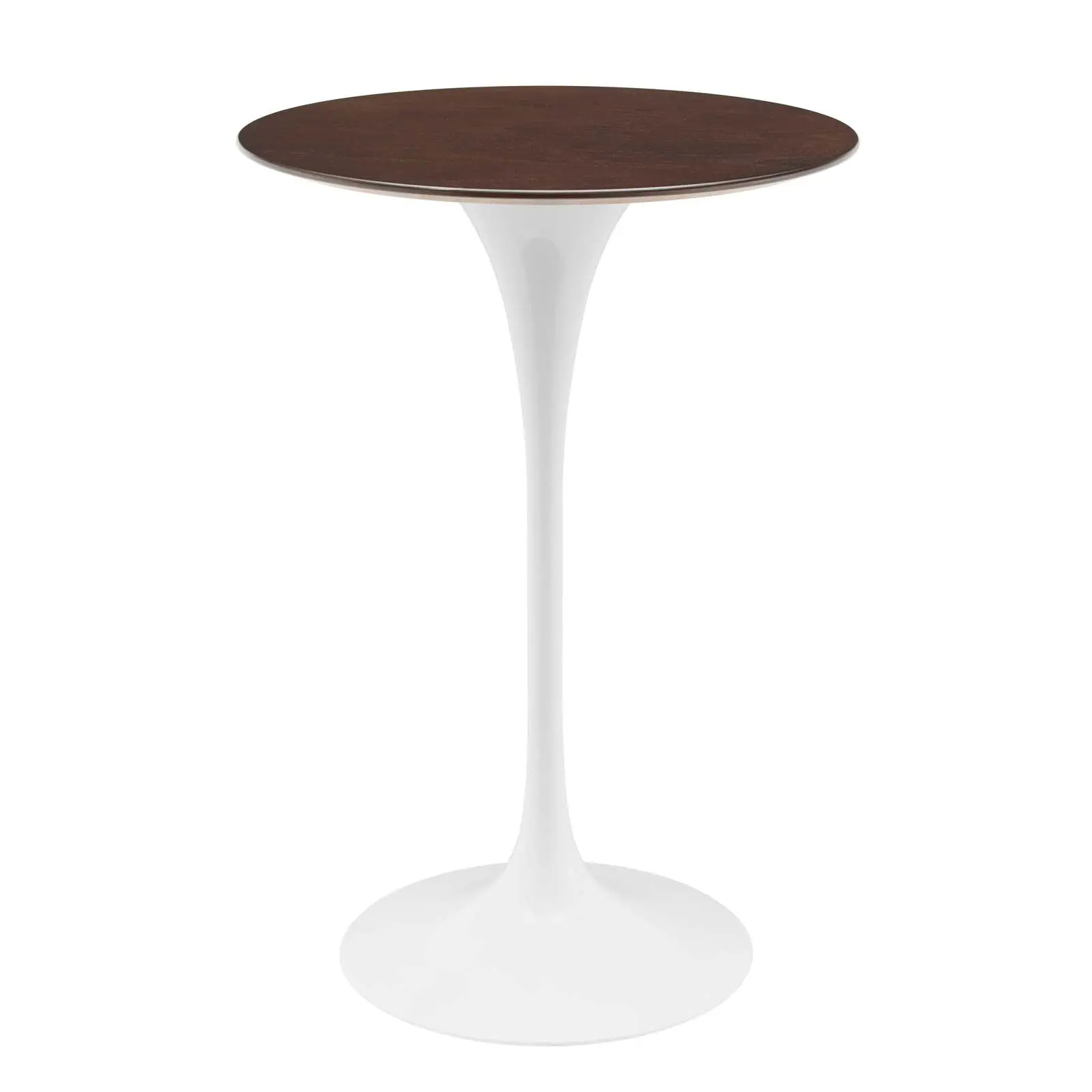 Lippa 28" Bar Table White Cherry Walnut