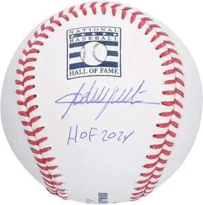 Adrian Beltre Texas Rangers Autographed Hall of Fame Logo Baseball with "HOF 2024" Inscription - Fanatics Authentic Certified