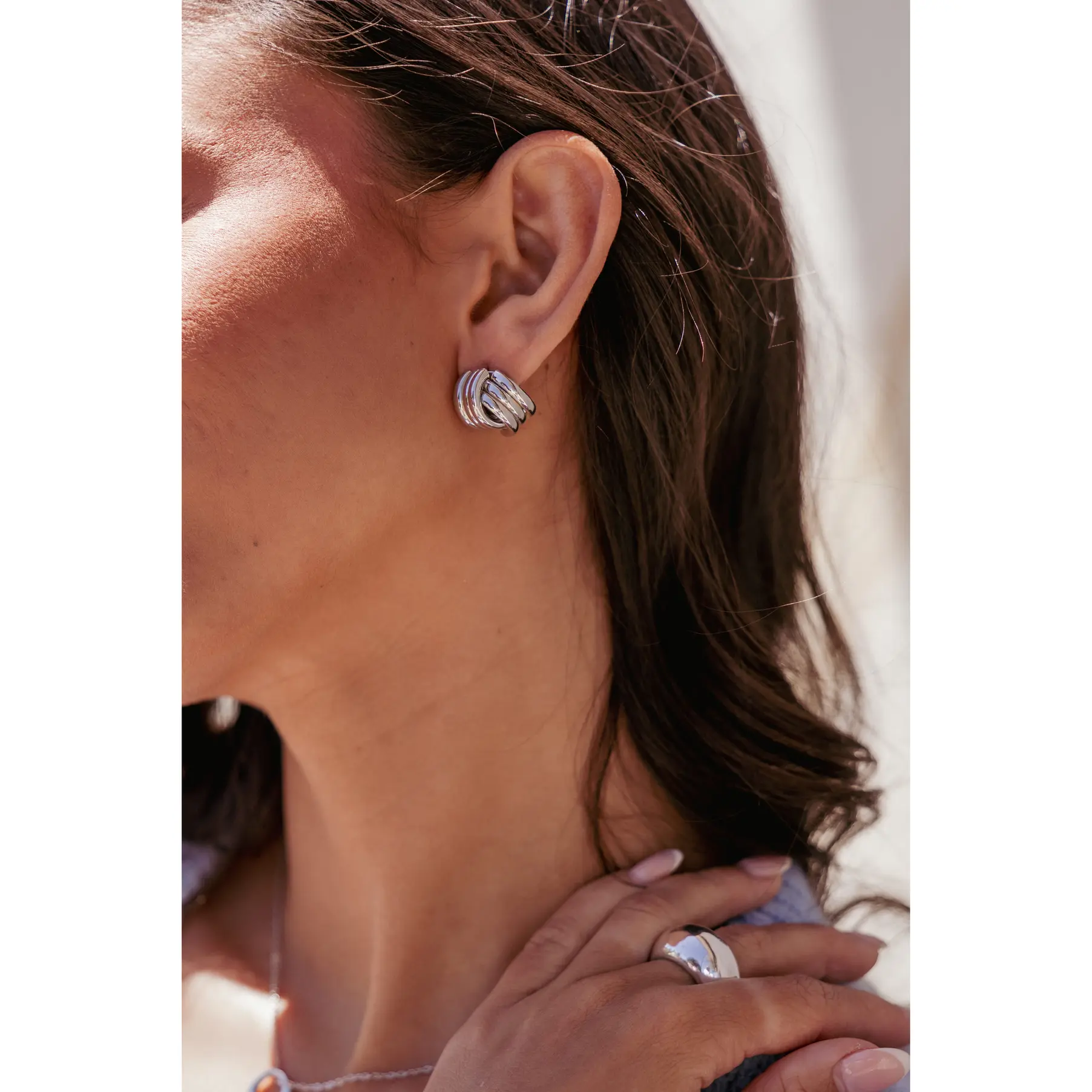 Marigold Earrings - Silver