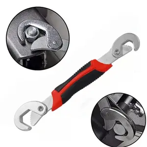 Multi-Functional Adjustable Wrench, Large Opening for Pipes, Ideal for Car, Plumbing, Fasteners, Mechanical, Home Repair Tools