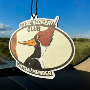 Little Pecker Club Member Car Air Freshener In Dark Ice Scent