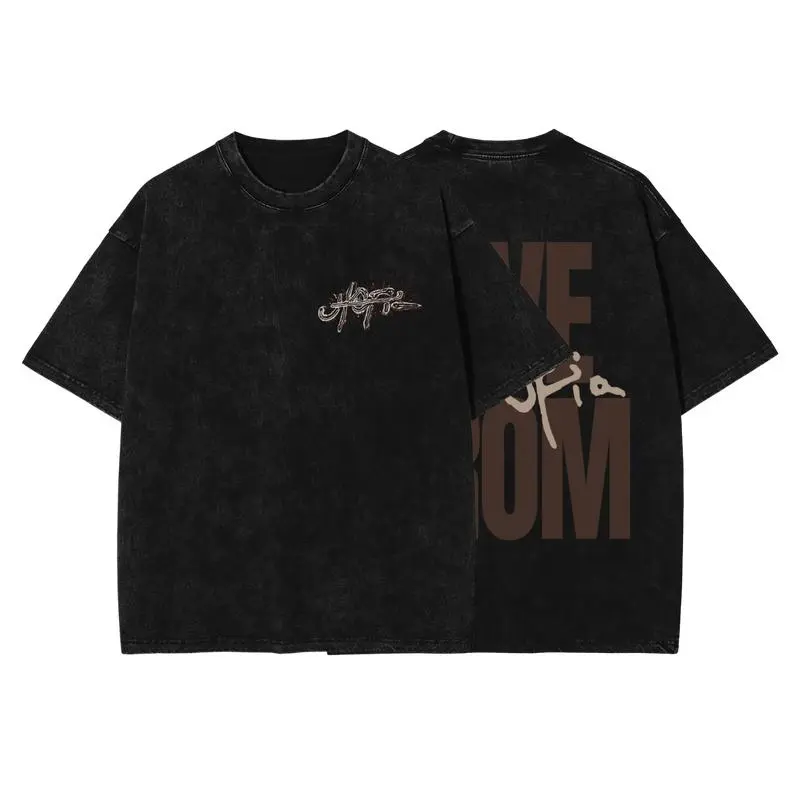 LIVE FROM UTOPIA VINTAGE TEE 2 Side T-Shirt Vintage Washed Tee Unisex Mineral Wash Heavy Cotton T-shirt Iconic Movie Film Gift For Him Gift For Her