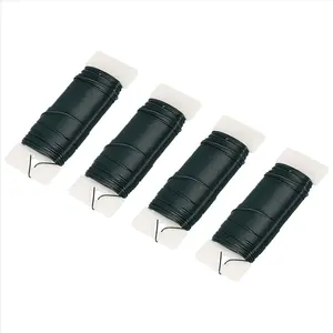 4Pack Floral Wire Flexible Paddle Wire Florist Green Wire for Crafts,Wreaths, Tree,Garland and Floral Flower Arrangement