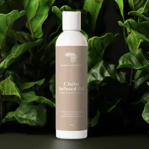 Chebe Infused Oil.  Made with Chebe Powder from Chad. 4oz