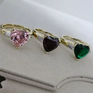 Beautiful Heart Ring in 14k Laminated-Gold