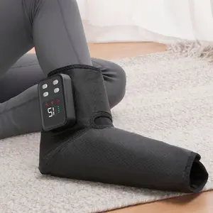 Multi functional foot massager, fully wrapped airbag massage, constant temperature hot compress, three modes and three heating levels with five levels of strength, 3000Mah large capacity battery, ideal gift for Christmas and friends and elders.