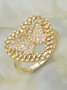 Elegant Butterfly Zircon Ring for Women, Cute Sweet Style, Perfect Gift for Party Anniversary Birthday Christmas Valentine's Day