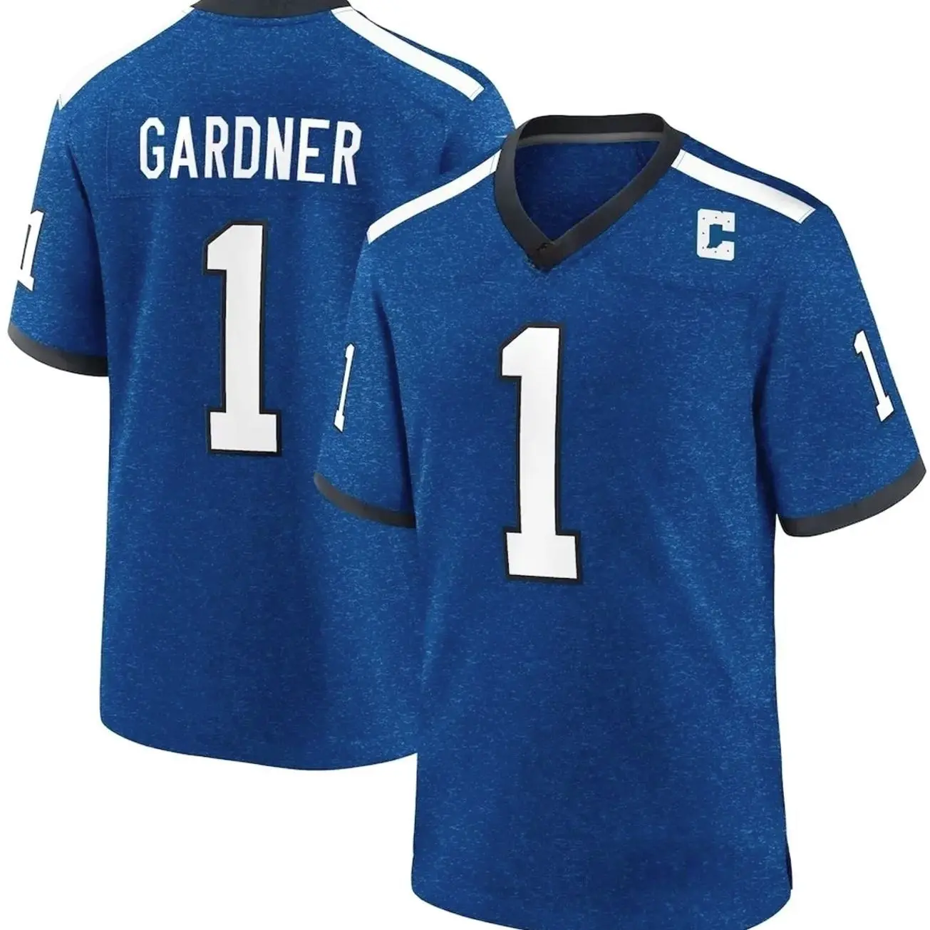 Unisex Football inspired by Gardner 1 Fashion Alternate 2 Indiana Nights Game Jersey - Heather Royal