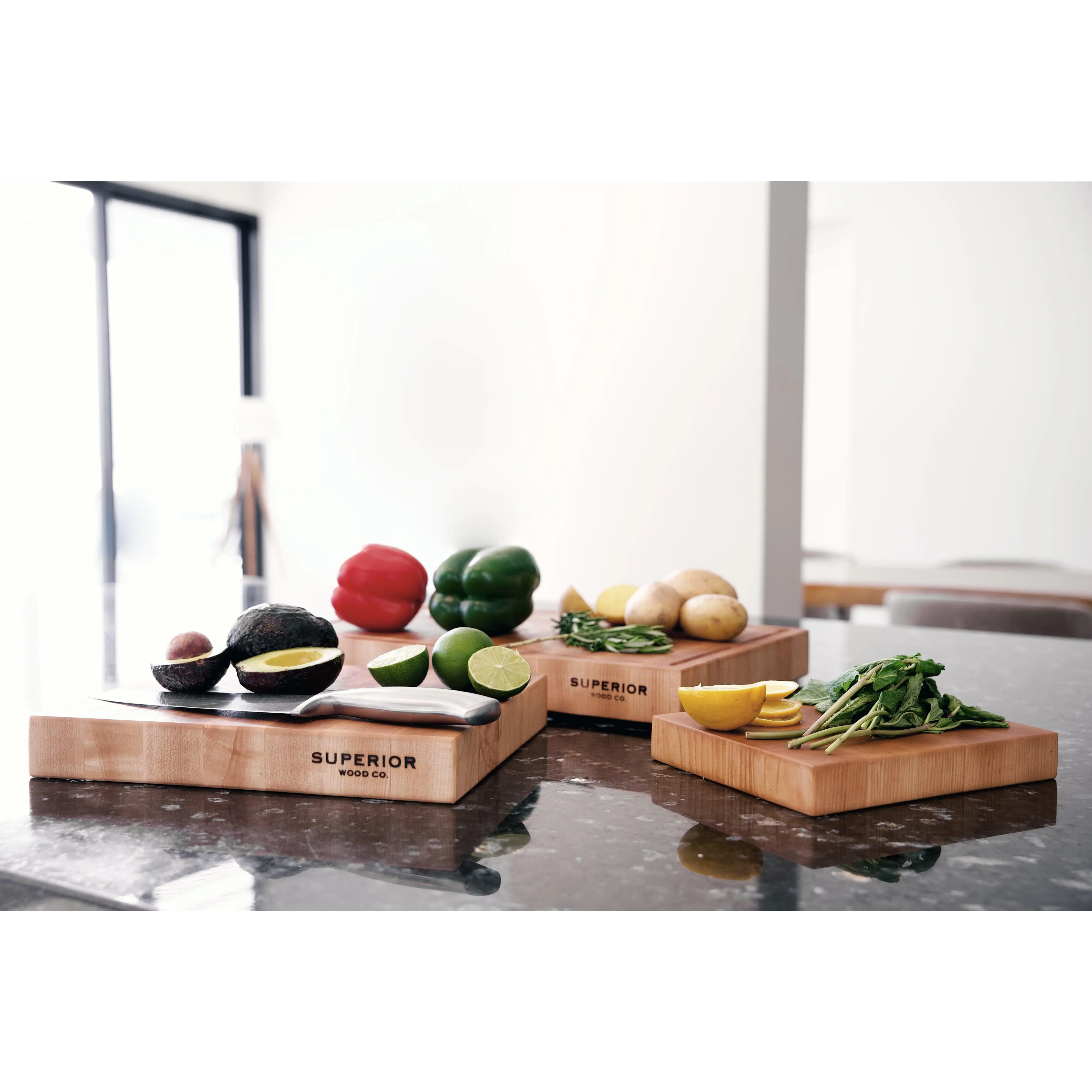Premium End Grain Cutting Board - Maple Chopping Board