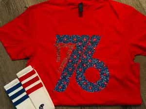 T-SHIRT JUNKIE 1776 Bling Tee