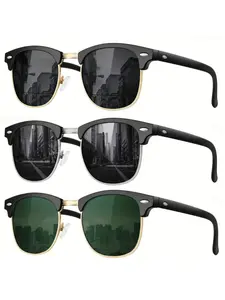 Classic Rivet Sunglasses Retro Style Unisex Trendy Eyewear Wholesale Casual Fashion Accessories for Men and Women