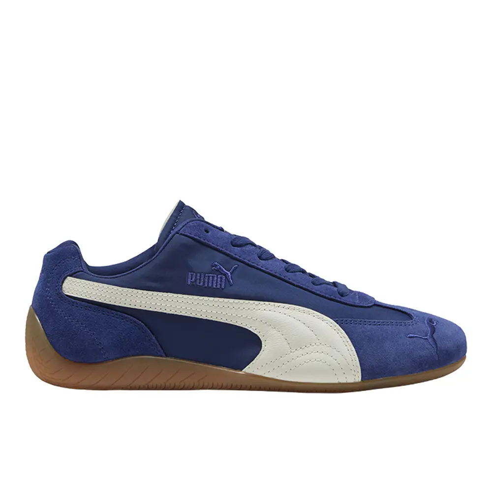PUMA Mens Speedcat Nylon Lace Up Sneakers Shoes Casual - Blue