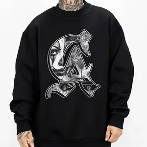 CA California Chicano Clothing Unisex Hoodie for Men Women Medium-heavy 50% Cotton 50% Polyester Loose Fit Graphic Tee Streetwear Lowrider Men's Clothing