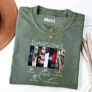 Comfort Colors Vintage Evanescences Art Band Music Legend 80s 90s T-Shirt