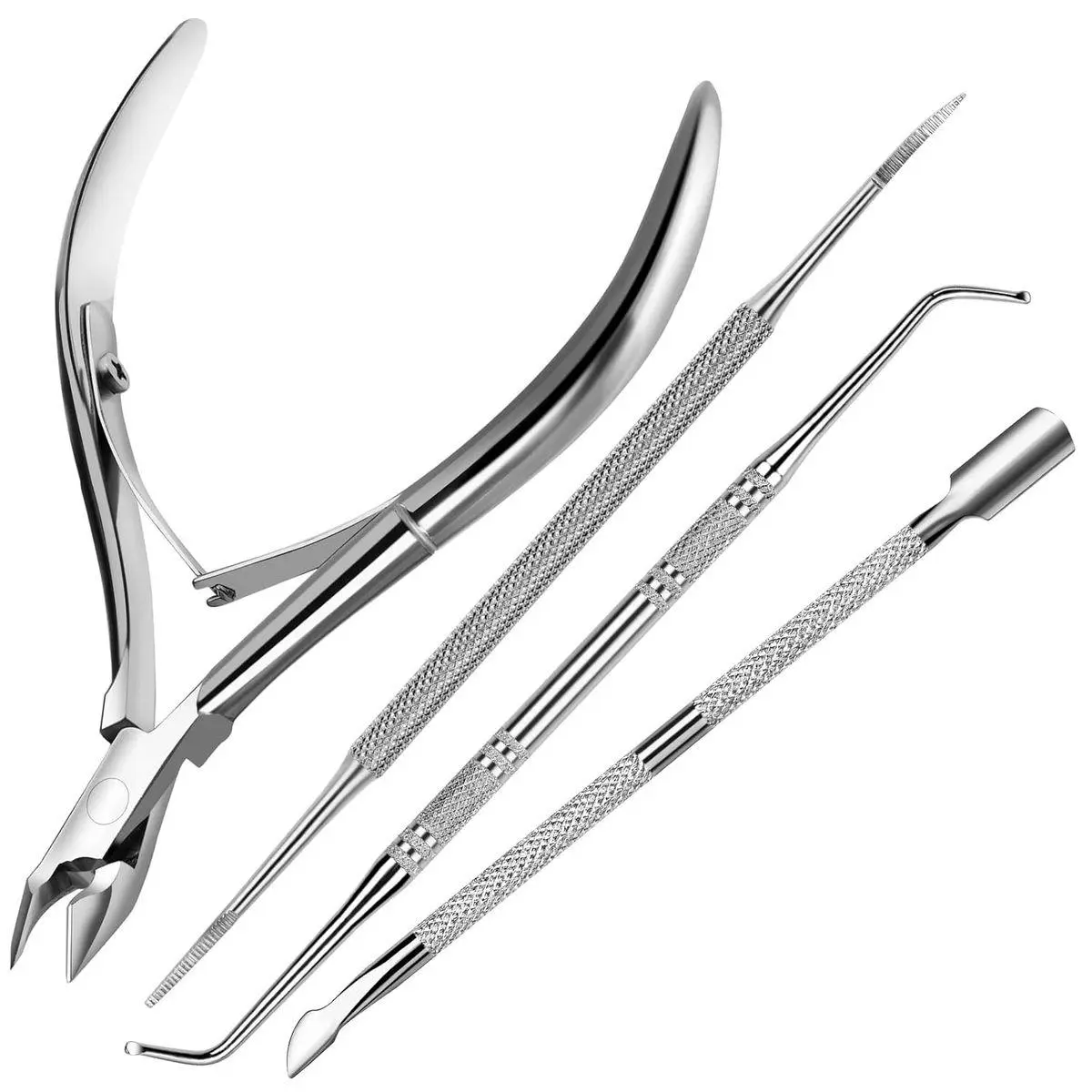 FANDAMEI Ingrown Toenail Removal Kit, Pedicure Tools, Nail Care Kit, Cuticle Trimmer, Nail Cuticle Nippers, Cuticle Kit Stainless Steel, Cuticle Clippers, Cuticle Pushers, Manicure Kit, Pedicure Kit