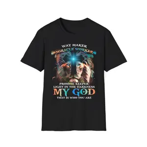 Inspirational Christian T-Shirt with Floral Design, Faith-Based Apparel, Gift for Believers, Motivational Quote Tee, Bible Verse Shirt Unisex