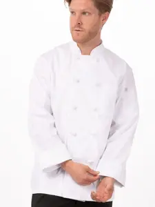 Chef Works Men's Bordeaux Chef Coat