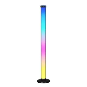 RGB Desktop Sound Pickup Lamp Gaming E-sports Music Rhythm Atmosphere Lamp Night Light Floor Lamp Table Lamp Ornament Stall Display