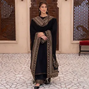 Premium high-quality NEW DESIGNER PARTY WEAR TOP AND PANT. WITH FANCY DUPPATA AND EMBROIDERY WORK