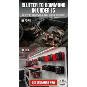 Milwaukee M18 type battery mounts