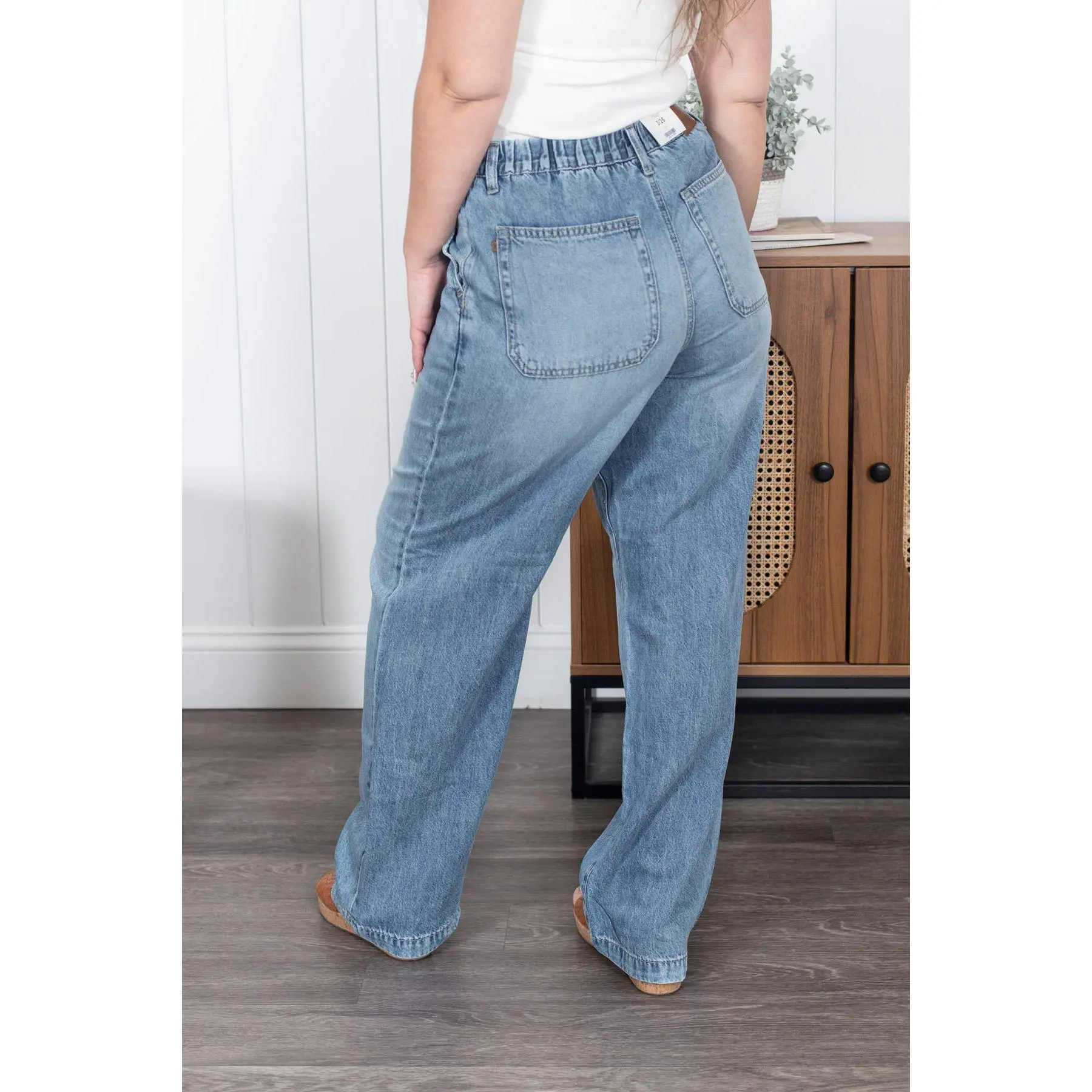 The Kaylee Featherweight Judy Blue Baggy Denim - TikTok Shop