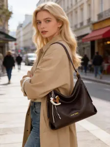 Vintage Simple Women's Shoulder Bag, Fashion Versatile Crossbody Bag, Large Capacity Lightweight Underarm Bag, Daily Commute Handbag, Fashionable Shoulder Bag