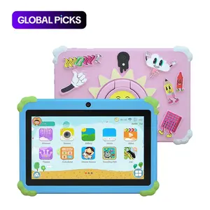 7 Inch Kids Tablet PC Android 13.0 4GB 64GB, Dual Camera 2mp+5mp, WiFi Bluetooth-compatible, Shockproof Case, Parental Control, Ideal Gift, Screen Protection #GLOBAL PICKS