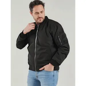 Men’s Flight Jacket Lightweight Bomber Jacket Track Coat Casual Windbreaker Fall Zip Up Coat with multiple pockets For Outdoor Work Fall Outfits