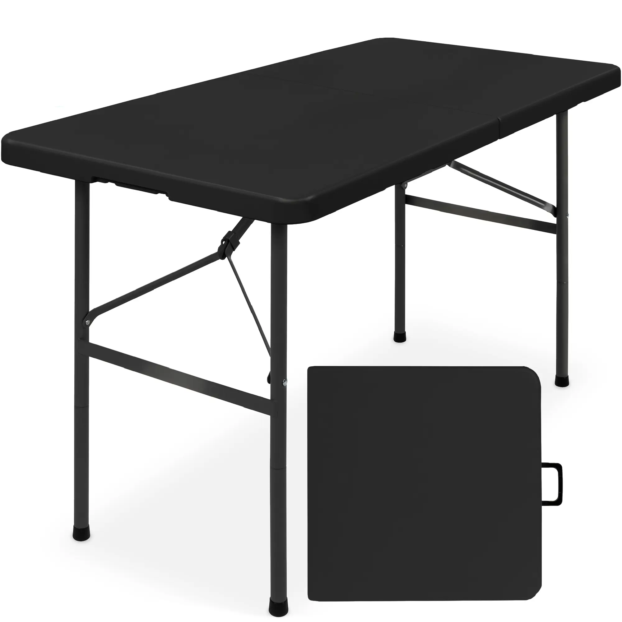 Best Choice Products 4ft Plastic Folding Table, Indoor Outdoor Heavy Duty Portable w/ Handle, Lock for Picnic Best Choice Products 4ft Plastic Folding Table, Indoor Outdoor Heavy Duty Portable w/ Handle, Lock for Picnic