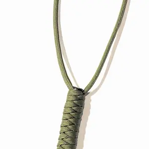 Knife lanyard tactical green