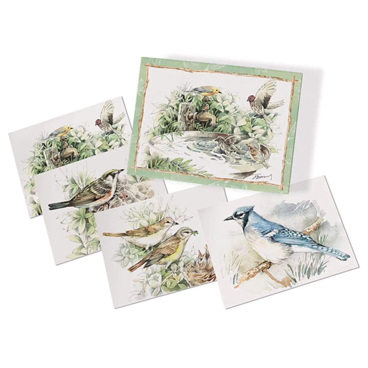Lissom Design WIB Boxed Notecard Set - 20 Notecards + 20 Matching Envelopes, Office Stationery Supplies
