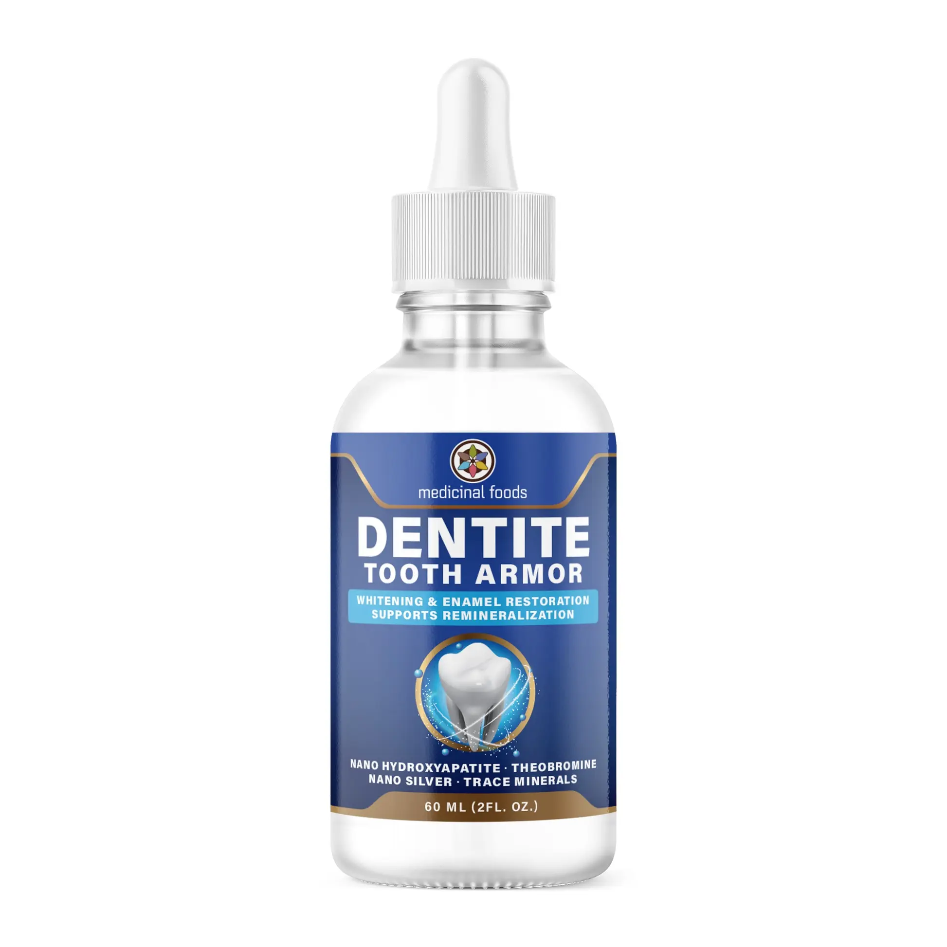 Dentite Tooth Armor Toothpaste, Daily Oral Care for Sensitive Teeth with Anti-Cavity Support, Nano Hydroxyapatite & Theobromine, Antibacterial Formula