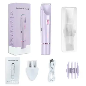 Women's Electric Razor Body Hair Removal Epilator, Facial Beard Leg Underarm Bikini Trimmer, Lithium Battery, New Condition, Rechargeable Trimmer