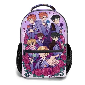 ouran-high-school-host-club-Backpacks for Girls, Cute School Backpack for Girls Boys, Aesthetic Bookbag for Teens, Lightweight Classic Backpack for Travel, Work, Picnic A-99