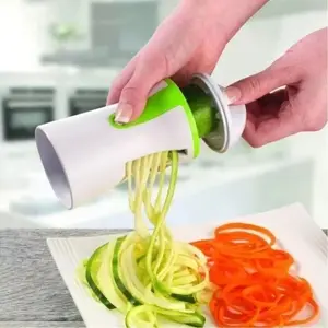 1pc The new kitchen multifunctional slicer spiral funnel slicer rotary slicer vegetable slicer vegetable slicer and vegetable cutting tool are simple and easy to use