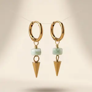 Soft Edge Huggie Earrings