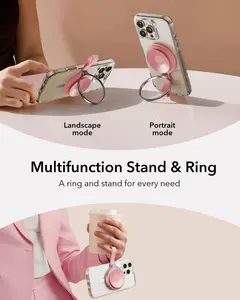 ESR MagSafe Suction Mount - Silicone Phone Grip for iPhone 17/16/15/14/13/12, Android, S25, TikTok, Video & Selfies, Hands-Free Mirror Phone Holder