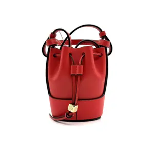 Pre-owned Loewe Leather Mini Bags CALUXB Balloon Bucket Bag Micro
