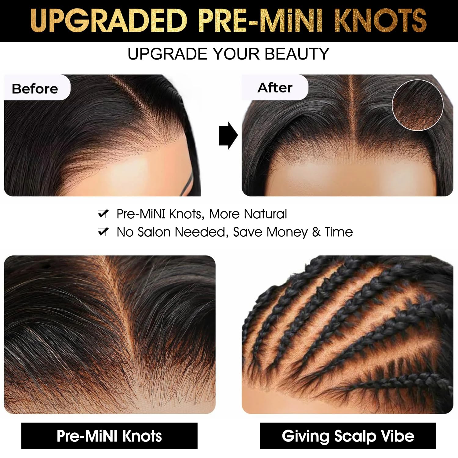 MYLOCKME Glueless 9x6 7x5 Straight Wig Human Hair Reay To Wear 6x4 5x5 Straight Lace CLosure Wig Pre-cut Lace Wig