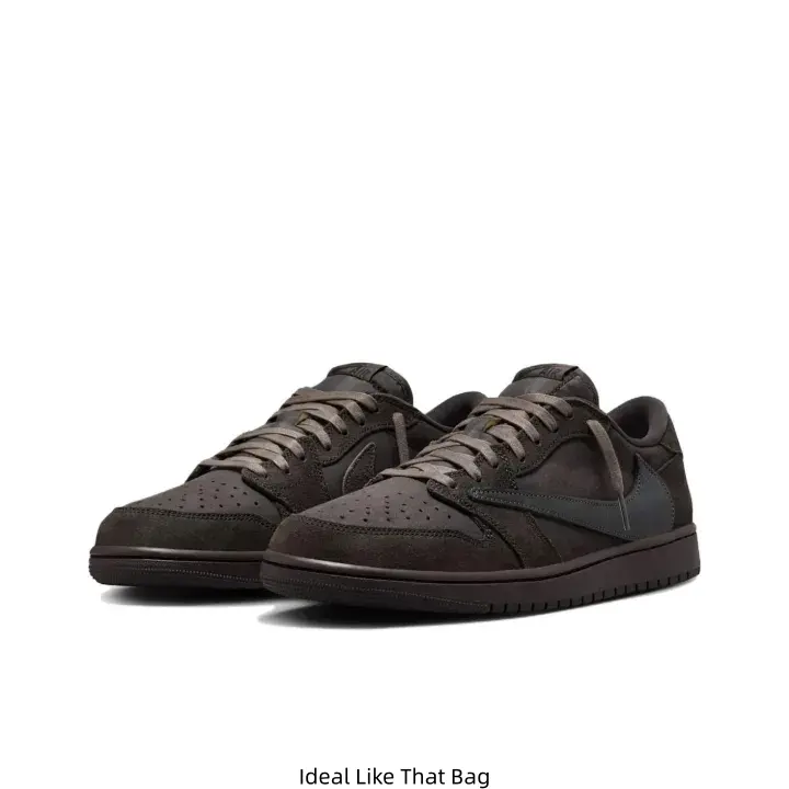 Luxe Dark Mocha Brown Monotone Low Top Casual Sneakers Discreet Dark Side Decor Unisex Cushioned Insole Abrasion-resistant Brown Rubber Sole Street Style Shoes for Fall/Winter Neutral OOTD Smart Casual Work and Errands