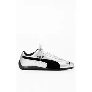 Puma Women's Women's Silver Metallic Speedcat Sneakers - Multicolor