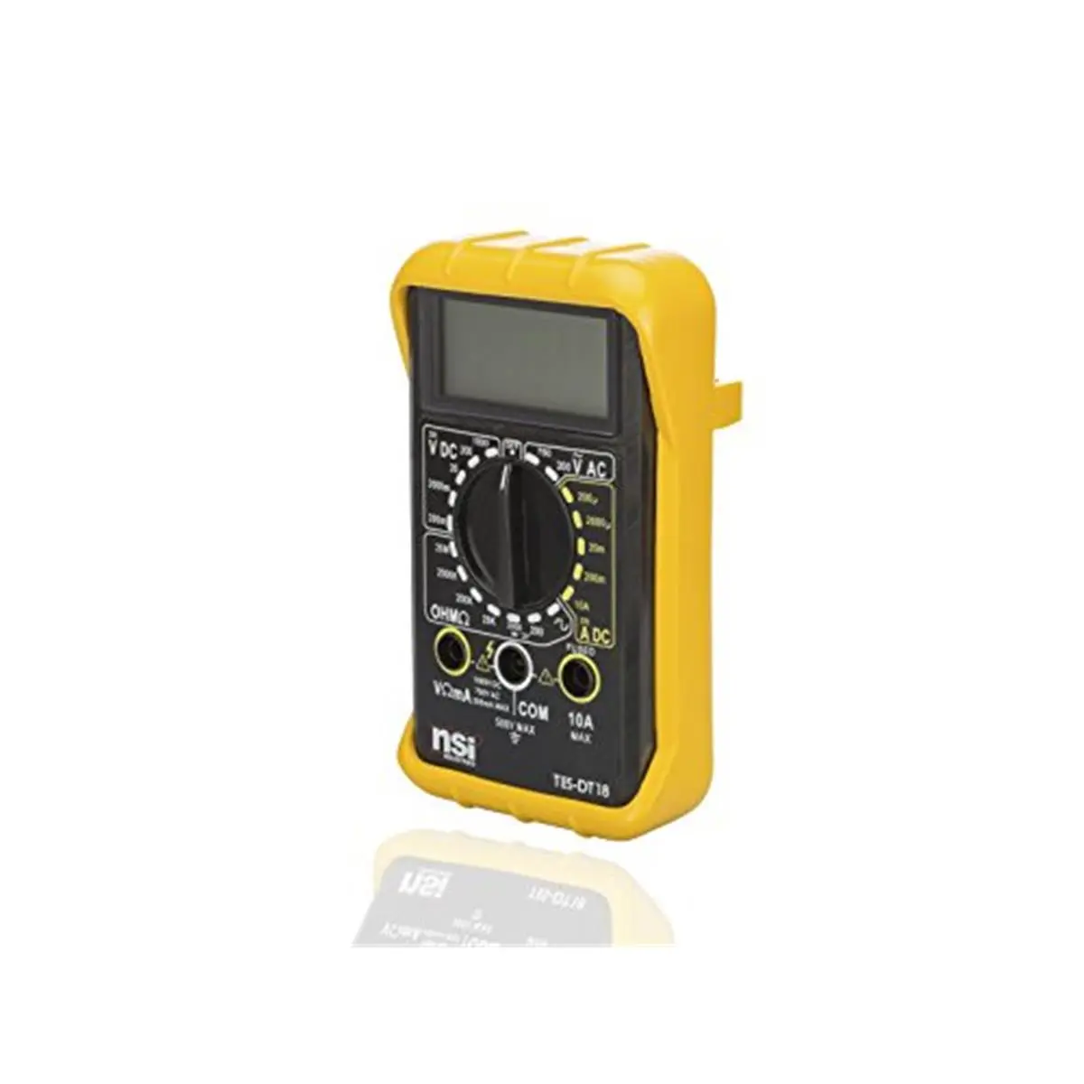 NSI Industries 6-Function, 20-Range Electrical Measuring Tool - Digital Multimeter, 1.5 & 9V Battery Tester, Voltage Tester with DC Current up to 200mA