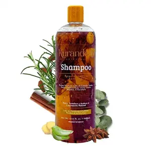 Herbalista Viral New Herbal Shampoo 1000ml (33 fl oz) Disc Top- With Real Pieces of Rosemary, Cinnamon, Anise, Clove, Aloe, Ginger, & Eucalyptus - Fortalece, Regenera, Acelera Crecimiento – 100% Natural & Handcrafted