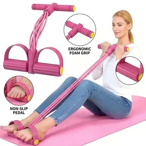 2026 New Multifunction Pedal Resistance Trainer with 10 Tubes Enhanced Version – Stronger Resistance for Effective Training, Portable Foot Pedal Exerciser for Full-Body Home Workout, Stretching & Fitness Training summerwins,summerwins